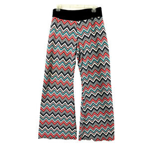 Park Avenue Flare Pants Womens Size 32" Waist Hippie Mod Retro Pink Blue Black